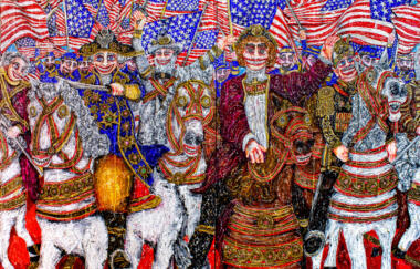 Solmi Counterfeit Heroes Painting Detail2019