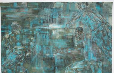 Golub Night Scene I 1988